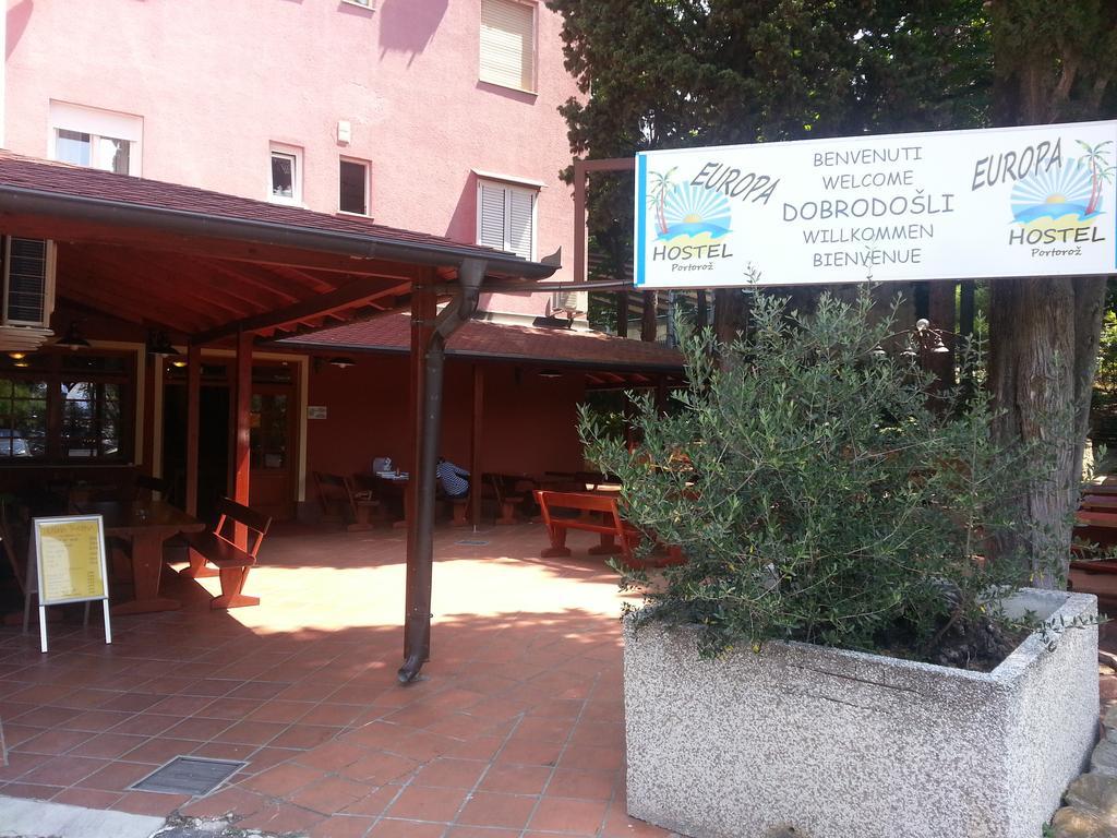 Europa Hostel Portorož Exterior foto